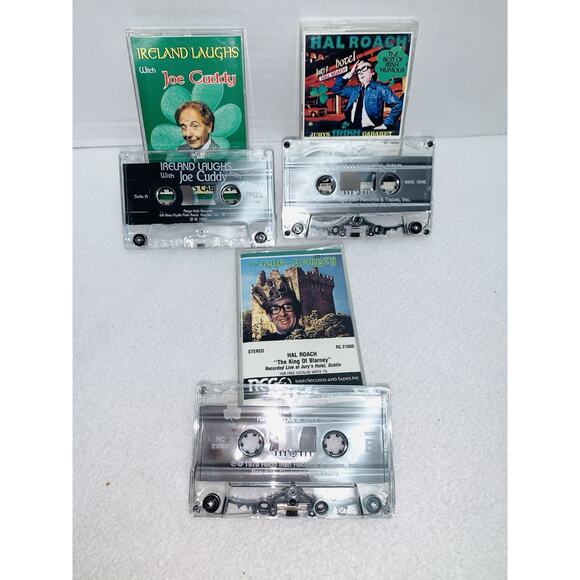 3 Tapes Lot Ireland Laughs w Joe Cuddy Hal Roach Jurys Cabaret Cassette Tapes - Picture 5 of 5